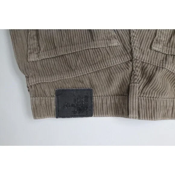 Vtg 90s Levis SilverTab Mens 32x30 Distressed Baggy Wide Leg Corduroy Pants USA